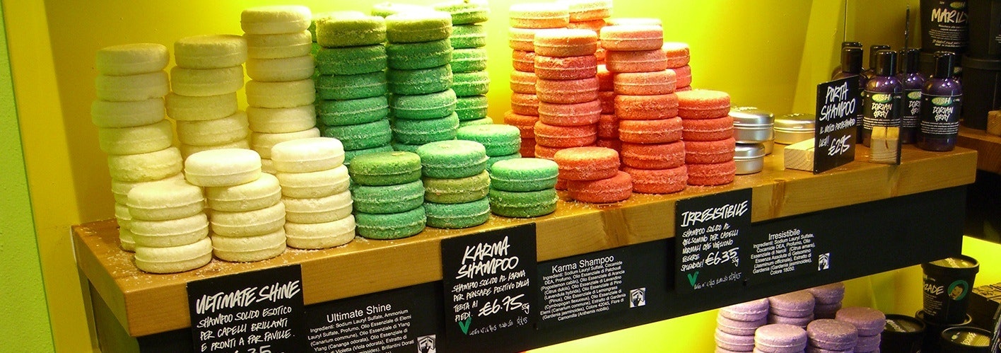 lush product display